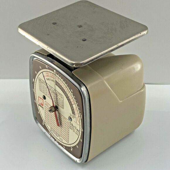 1978 Vintage Postal Scale Pelouze Model Z5 Mechanical 5 Lbs x 1/2 oz. Capacity - Picture 2 of 12